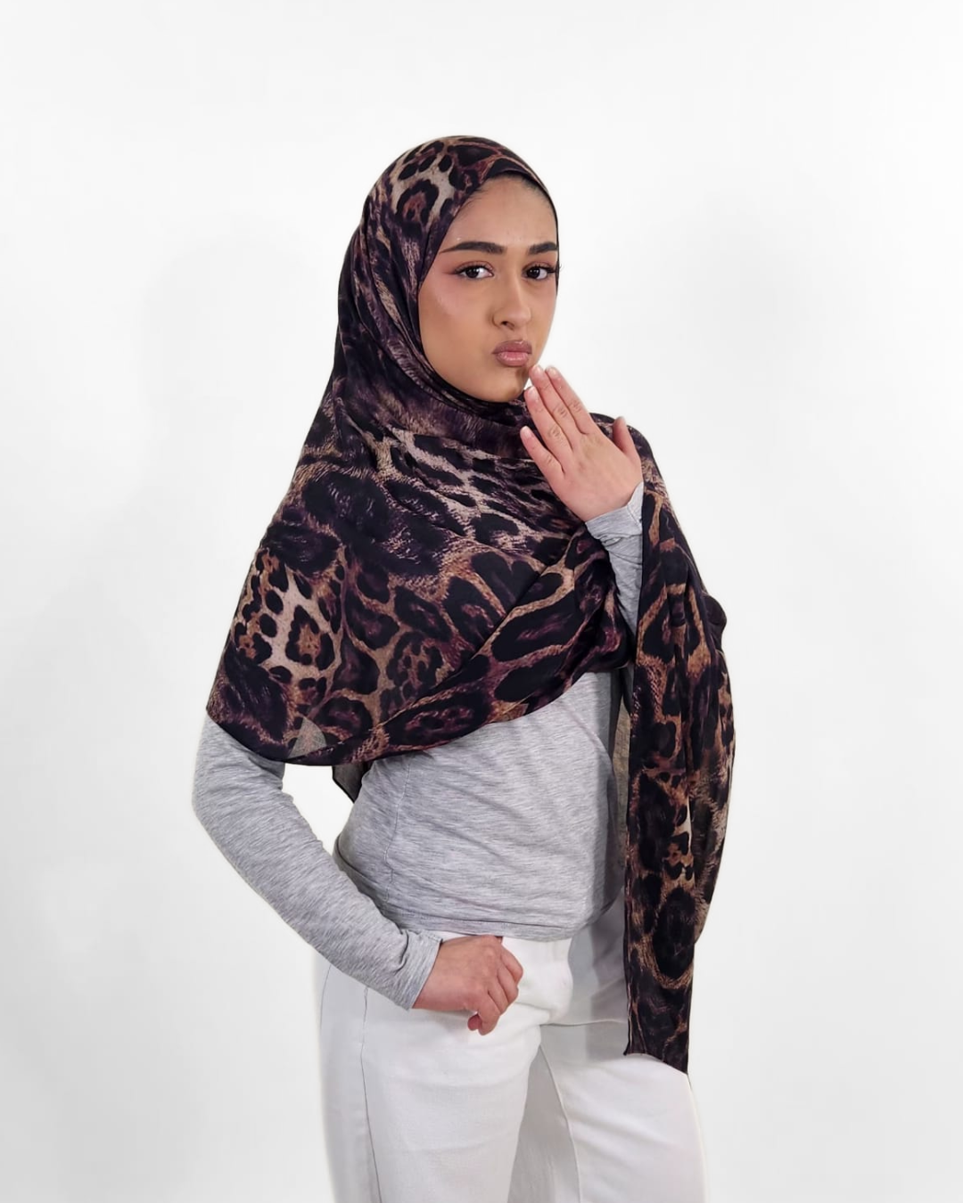 Cocoa Jaguar Modal Hijabs