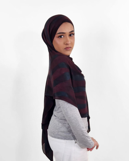 Mulberry Wave Modal Hijab
