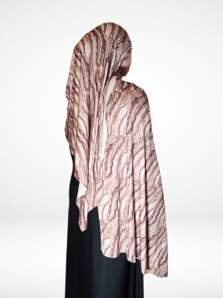 Sand Dunes Single Sided Printed Jersey Hijab