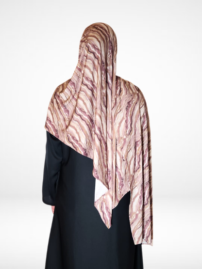 Sand Dunes Single Sided Printed Jersey Hijab