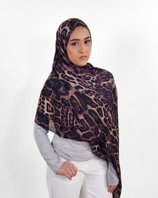 Cocoa Jaguar Modal Hijabs