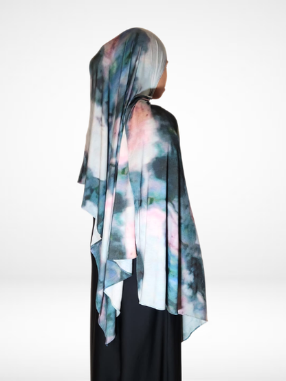 Spring Flowers Single Sided Printed Jersey Hijab