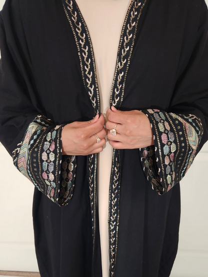 Linen Batwing Abaya