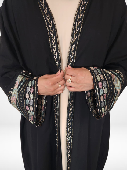 Linen Batwing Abaya