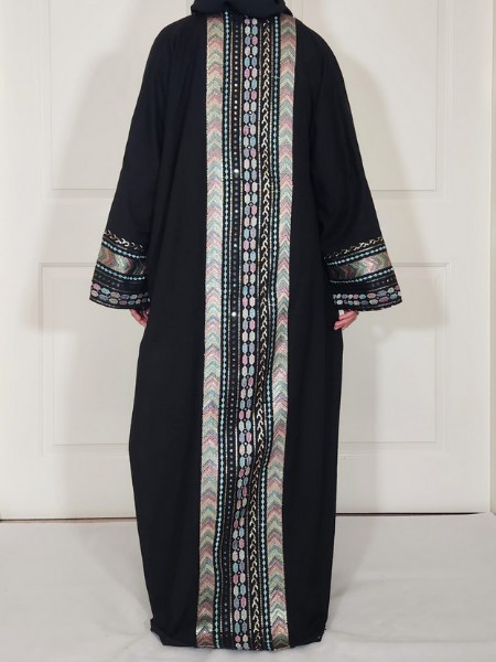 Linen Batwing Abaya