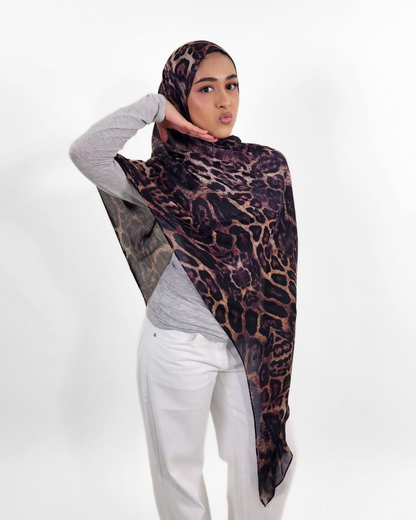 Cocoa Jaguar Modal Hijabs