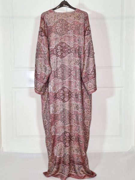 Earthy Pink 100% Cashmere Pashmina Occasion Abaya