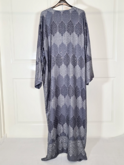 Three Shades of Grey 100% Cashmere Pashmina Occasion Abaya