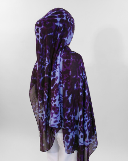 Electric Iris  Modal Hijab