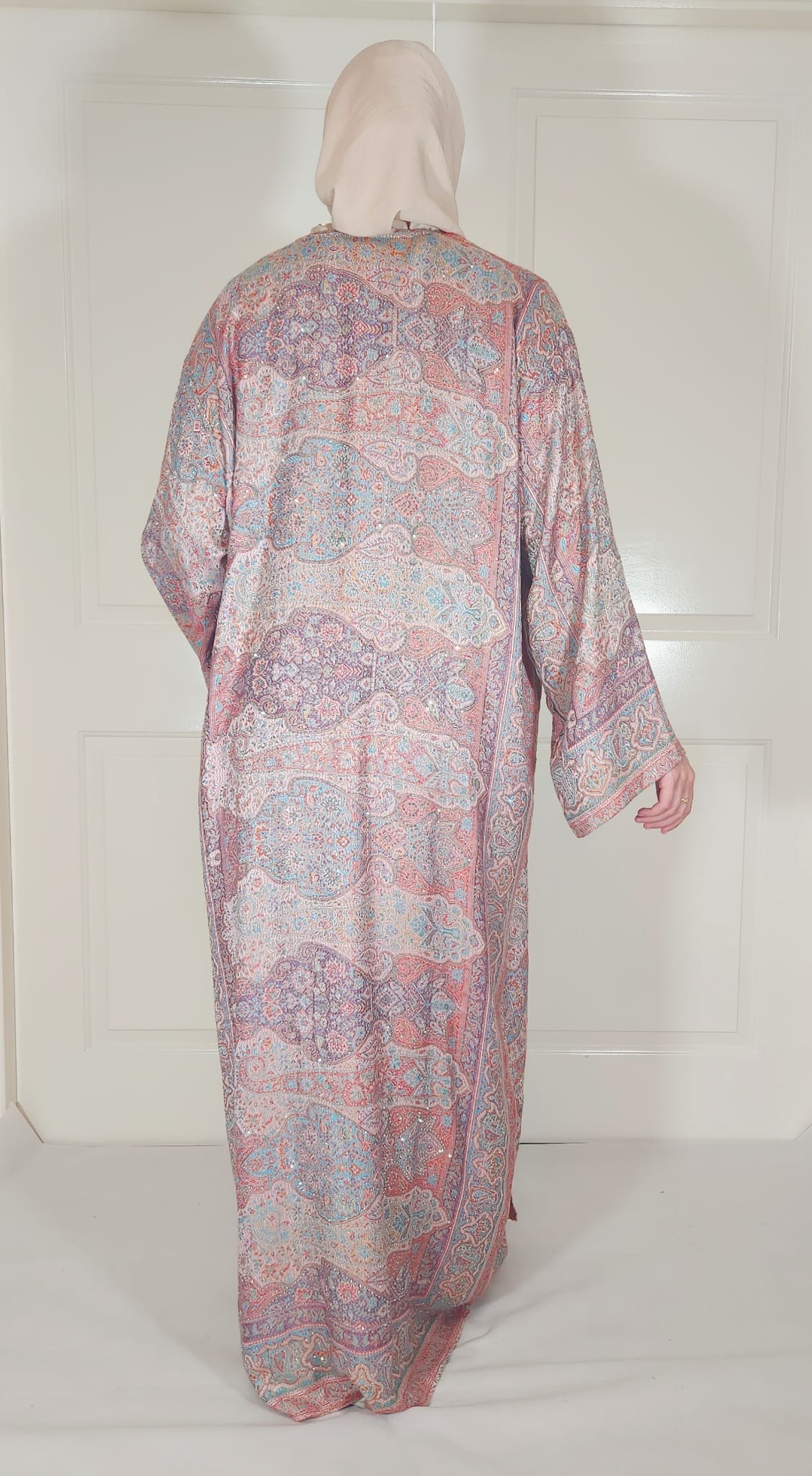 Light Multicolor 100% Cashmere Pashmina Occasion Abaya