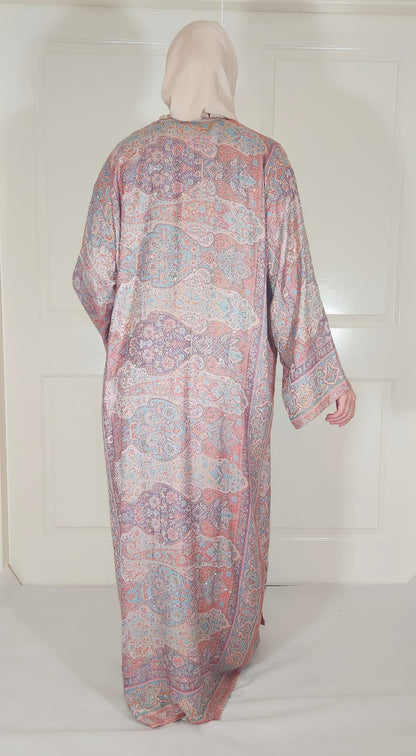 Light Multicolor 100% Cashmere Pashmina Occasion Abaya