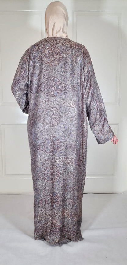 Shades of Grey 100% Cashmere Pashmina Occasion Abaya